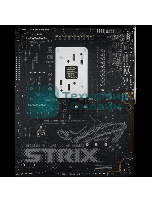 Материнская плата ASUS ROG STRIX B850-E GAMING WIFI, AM5, AMD B850, 4xDDR5, 4xSATA, 5xM.2, 1xPCI-E 5.0 x16, 1xPCI-E 4.0 x16, 1xRealtek 5Gb Ethernet, 1xUSB-C 4, 1xUSB-C 20Gbps, 6xUSB-A 10Gbps, 4xUSB-A 2.0, 3x3.5 мм, 7.1, ATX