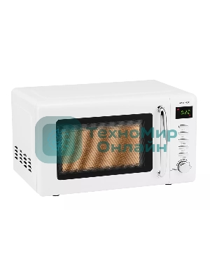 Микроволновая печь Harper HMW-20ST02 белый, 20 л, 700 Вт, переключатели - кнопки, поворотный механизм
