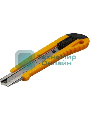 Нож канцелярский Silwerhof Daily шир.лез.18мм фиксатор усиленный пластик ассорти блистер