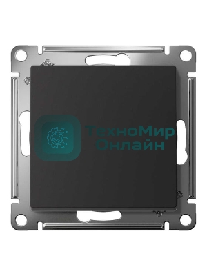 Механизм выключателя 1-кл. AtlasDesign (сх.1) 10АХ карбон