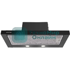 Вытяжка встраиваемая Maunfeld Ouse Touch Glass 60 черный, 60 см, 750 куб. м/ч, 48 дБ