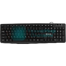 Клавиатура проводная Defender Concept HB-164, USB, черный