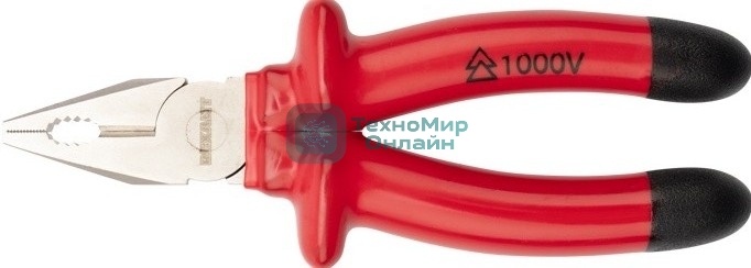 Плоскогубцы комбинированные Rexant 180 мм, диэлектрические до 1000 В