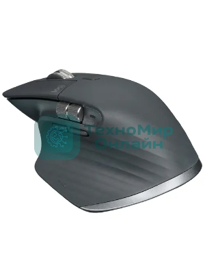 Мышь беспроводная Logitech MX Master 3s графитовый, 8000 dpi, радиоканал, Bluetooth, USB, кнопки - 7