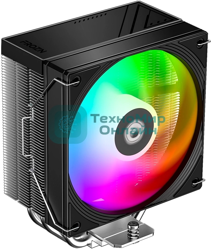 Кулер для процессора ID-COOLING FROZN A410 SE ARGb черный 120мм алюминий/медь 2000rpm 27.2db 180W 152мм