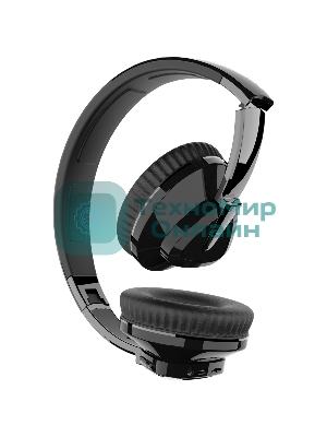 Беспроводные наушники MORE CHOICE HW33 черный, накладные, Bluetooth, складная конструкция, до 6 ч