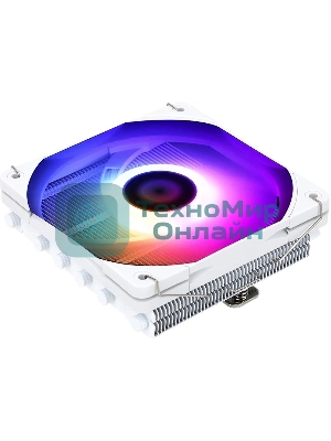 Кулер для процессора Thermalright AXP-120 X67 White Argb (4-pin PWM, 52mm, Ni/Cu, 6x6mm, ARGB, 1x120mm, 59CFM, 26.1dBA, 1800RPM, S: 1851/1700/1200/115X, 2011, 2066, AM5/AM4, white)
