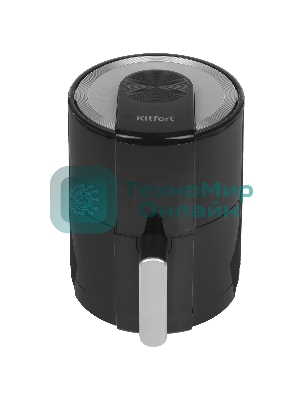 Аэрогриль Kitfort КТ-2225 черный, 1000 Вт, 1.9 л, сенсор, 6 программ