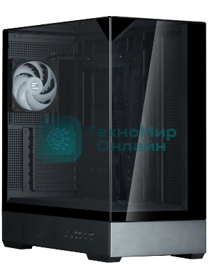 Компьютерный корпус ZALMAN P40 Prism, ATX, черный, WINDOW, 2x3.5