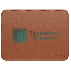 Коврик для мыши из веганской кожи Satechi Vegan-Leather Premium Desk Mat, коричневый