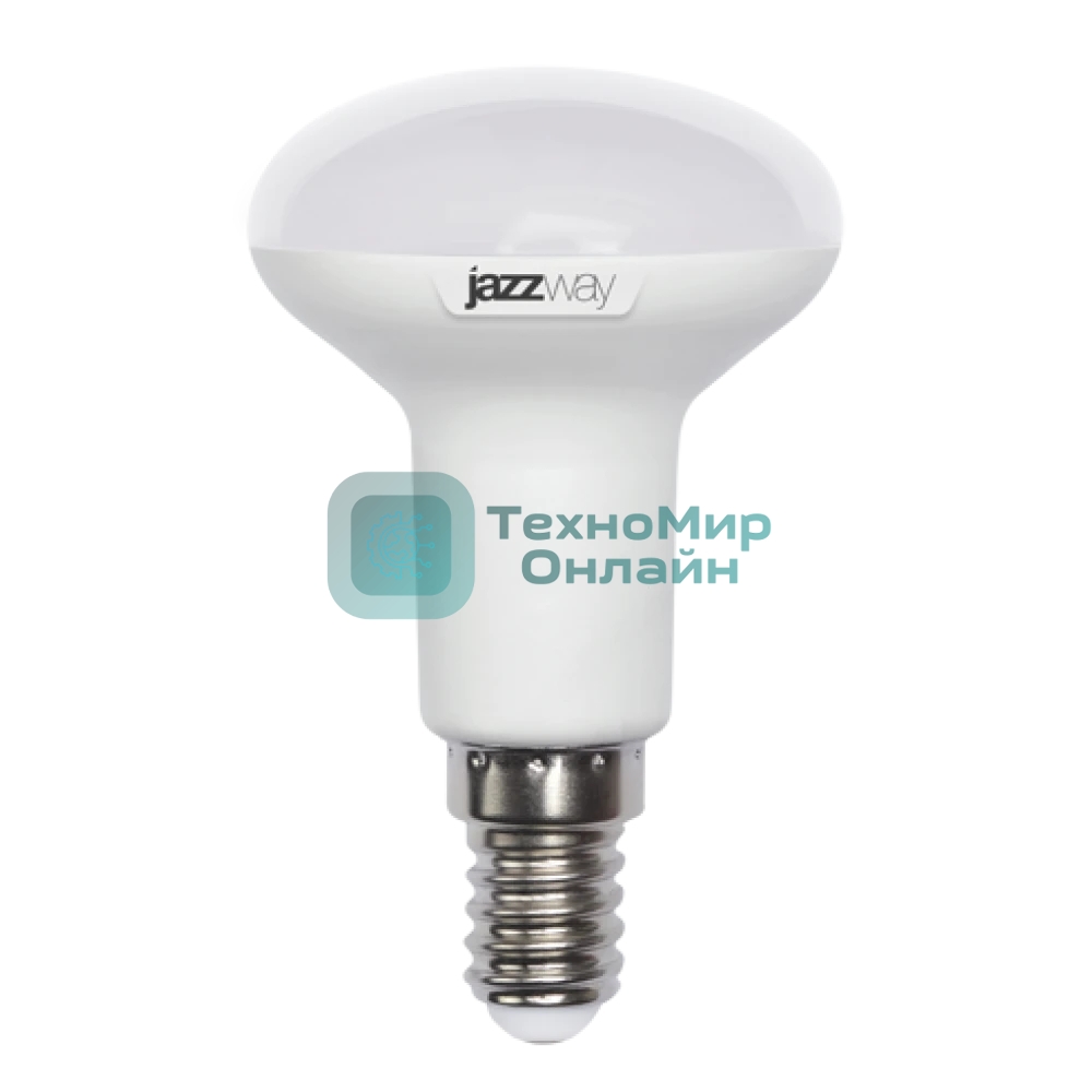 Лампа светодиодная JazzWay PLED-SP R50 7Вт 3000К теплый белый E14 540лм 230В
