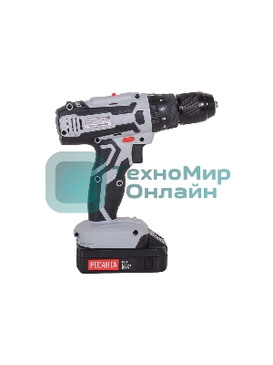 Дрель-шуруповерт аккумуляторная Ресанта ДА-18-2ЛК-У 75/14/6, Аккумуляторная, 18В, 2 АКБ, Ударная, Кейс