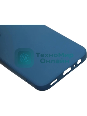 Чехол (клип-кейс) BoraSCO для Samsung Galaxy A15 Microfiber Case синий (72893)