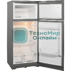 Холодильник Indesit TIA 14 G серебристый двухкамерный 194/51л морозилка сверху, ручное