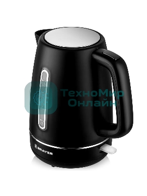 Чайник электрический BRAYER BR6103BK 2200 Вт, 1.7 л, черный