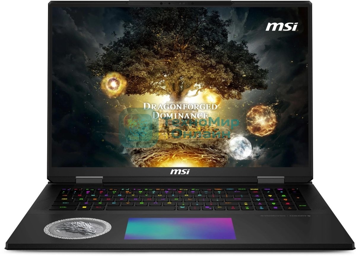 Ноутбук MSI Titan Dragon Edition 18 HX AI A2XWJG-205RU черный Core Ultra 9 285HX 64Gb SSD4Tb NVIDIA GeForce RTX 5090 для ноутбуков 24Gb 18
