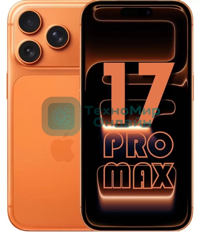 Смартфон Apple iPhone 17 Pro Max 12/512Gb оранжевый