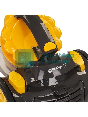 Пылесос Endever SkyClean VC-640 желтый/серый, 380/2200 Вт, уборка сухая, пылесборник контейнер 2.5 л