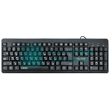 Клавиатура Qumo Kappa K17 проводная, USB Type-A, чёрный