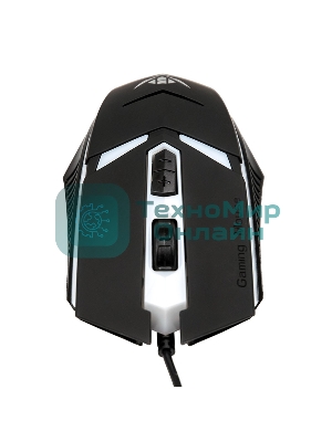 Мышь проводная Nakatomi MOG-02U черный, 1600 dpi, USB, кнопки - 5