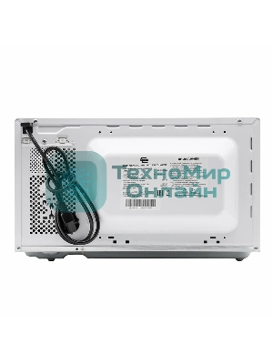 Микроволновая печь General Electronics GE-MS120W белый, 20 л, 700 Вт, переключатели - поворотный механизм
