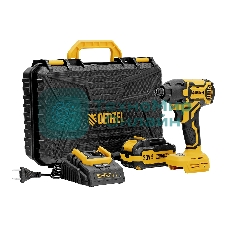 Винтоверт ударный аккумуляторный бесщет. Denzel CIDH-BL-20-270, Li-Ion, 20 В