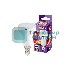 Лампа светодиодная JazzWay PLED-SP R50 7Вт 3000К теплый белый E14 540лм 230В