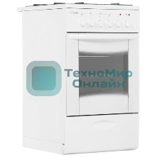 Плита комбинированная Лысьва ЭГ 401 МС-2у белый, газовых конфорок 4 шт, духовка 57 л, 50 см x 85 см x 60 см