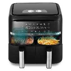 Аэрогриль Kitfort КТ-2248 черный, 2850 Вт, 7.6 л, сенсор, 6 программ