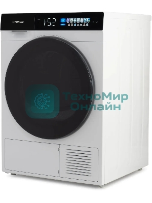 Сушильная машина Hyundai DFE9429 белый, 10 кг, сушка - конденсационная, программ - 15, 60 x 85 x 62 см