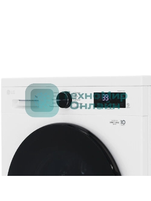 Стиральная машина LG F2Y1VS5W белый, загрузка фронтальная 9 кг, 1200 об/мин., класс: А