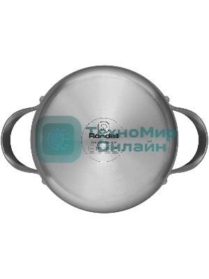 Кастрюля Rondell RainDrops RDS-1295 с/кр 24 см 5,6 л