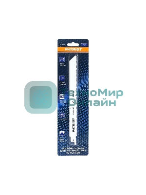 Полотно пильное PATRIOT для сабельной пилы, по металлу 228*19*0.92мм*14T 2 шт.