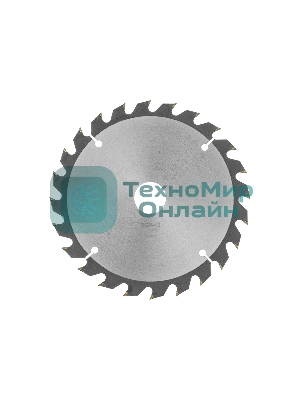 Пильный диск по дереву с гвоздями Denzel ф190 х 30 мм, 24 зубов