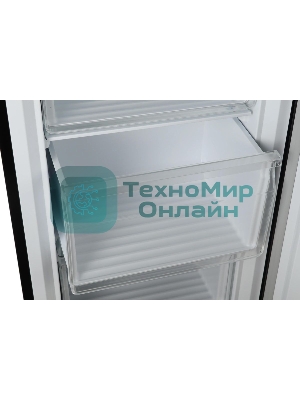 Морозильная камера Maunfeld MFFR170SB, черный, 206л, 4 ящика, 2 полки