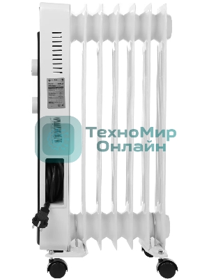 Радиатор масляный Royal Clima PARMA ROR-PR7-1500M 1500Вт белый/черный