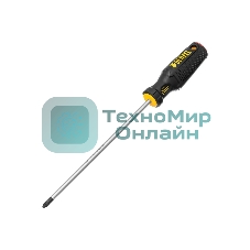 Отвертка Denzel PH2х200 мм, S2, 3к рукоятка