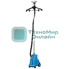 Отпариватель Kitfort КТ-9352 голубой/черный, 2350 Вт, 50 г/мин, 3000 мл