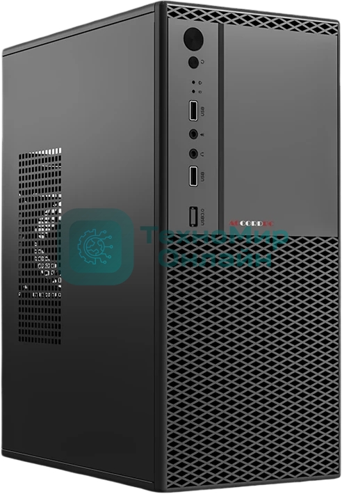 Корпус ACCORD ACC-1605B, Mini-Tower, чёрный