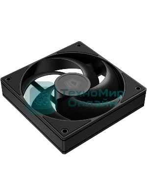 Вентилятор для корпуса ID-Cooling AS-120-K черный, 120 мм, 2000 об/мин, 27.2 дБ, 4 pin