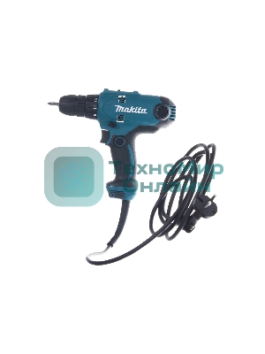 Дрель Makita DF0300 320Вт,БЗП-10мм,0-450\0-1500об\м,1.2кг,кор