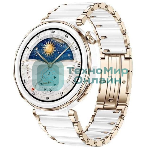 Умные часы Huawei 55020DGV GT 5 PRO CERAMIC белый JNA-B29