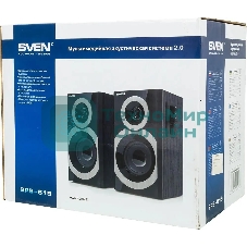 Акустическая система Sven SPS-619 2.0 черный 20Вт
