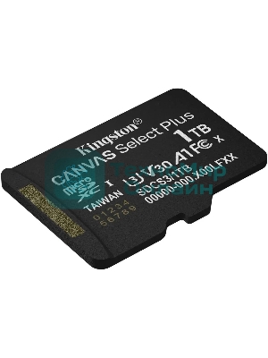 Флеш карта microSDXC 1Tb Kingston SDCS3/1TbSP Canvas Select Plus w/o adapter