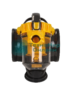 Пылесос Endever SkyClean VC-640 желтый/серый, 380/2200 Вт, уборка сухая, пылесборник контейнер 2.5 л