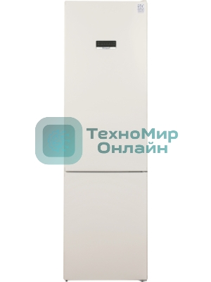 Холодильник Weissgauff WRK 2010 D Inverter NoFrost Beige Soft Close бежевый двухкамерный 309/110л морозилка снизу, No Frost