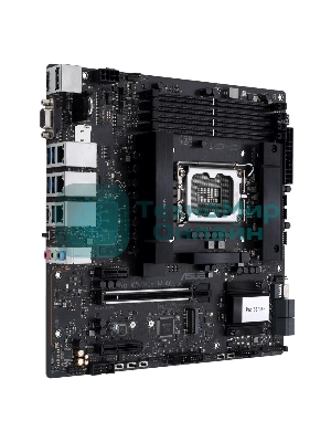 Материнская плата Asus PRO WS W680M-ACE SE, LGA1700, Intel W680, 4xDDR5, 8xSATA, 2xM.2, 1xPCIe 5.0 x16, 1xPCIe 3.0 x4, 1xPCIe 3.0 x1, 1xDP, 1xHDMI, 1xVGA, 3x2.5Gb LAN, 1xUSB-C 10Gbps, 1xUSB-A 10Gbps, 4xUSB-A 5Gbps, 3x3.5 мм, 7.1, mATX