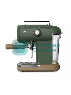 Кофеварка эспрессо BQ CM2005 зеленый, исп. кофе - молотый, 0.6 л, 1100 Вт, 20 бар