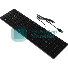 Клавиатура проводная Genius SlimStar 126, USB, черный