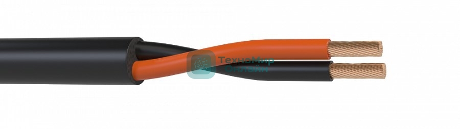 Кабель акустический 50 м, 16 AWG HighFlex, 1.5 мм2, диаметр 7.7мм, медь 84 x 0,15 мм, черный, бухта